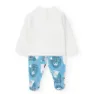 Boboli Knit Printed Langarmet Sett