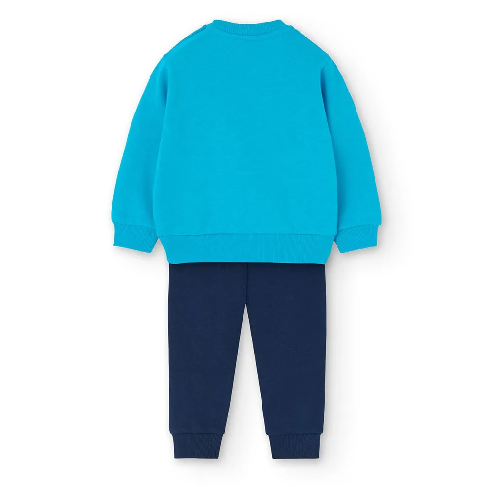 Boboli Knit Treningsdress, Turquoise