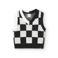 Boboli Knitwear Check Vest Boboli Knitwear Check Vest