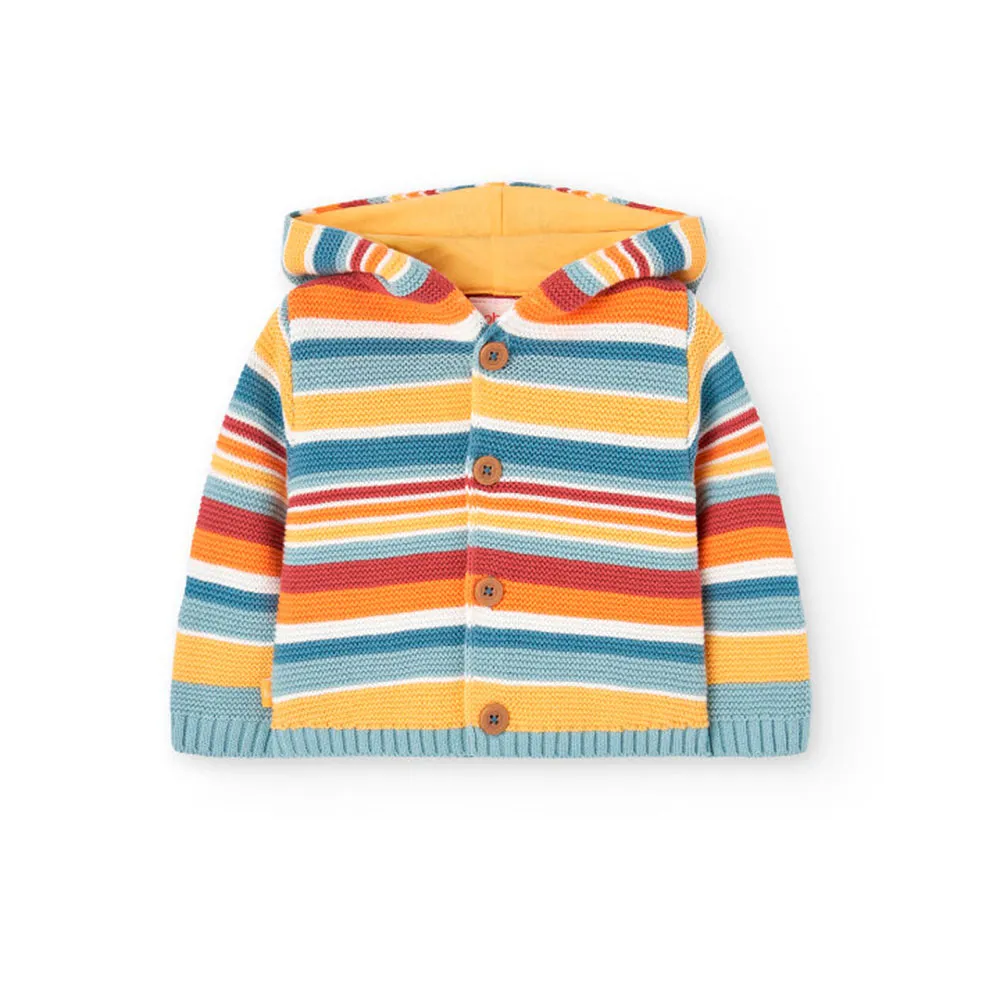 Boboli Knitwear Striped Jakke Boboli Knitwear Striped Jakke
