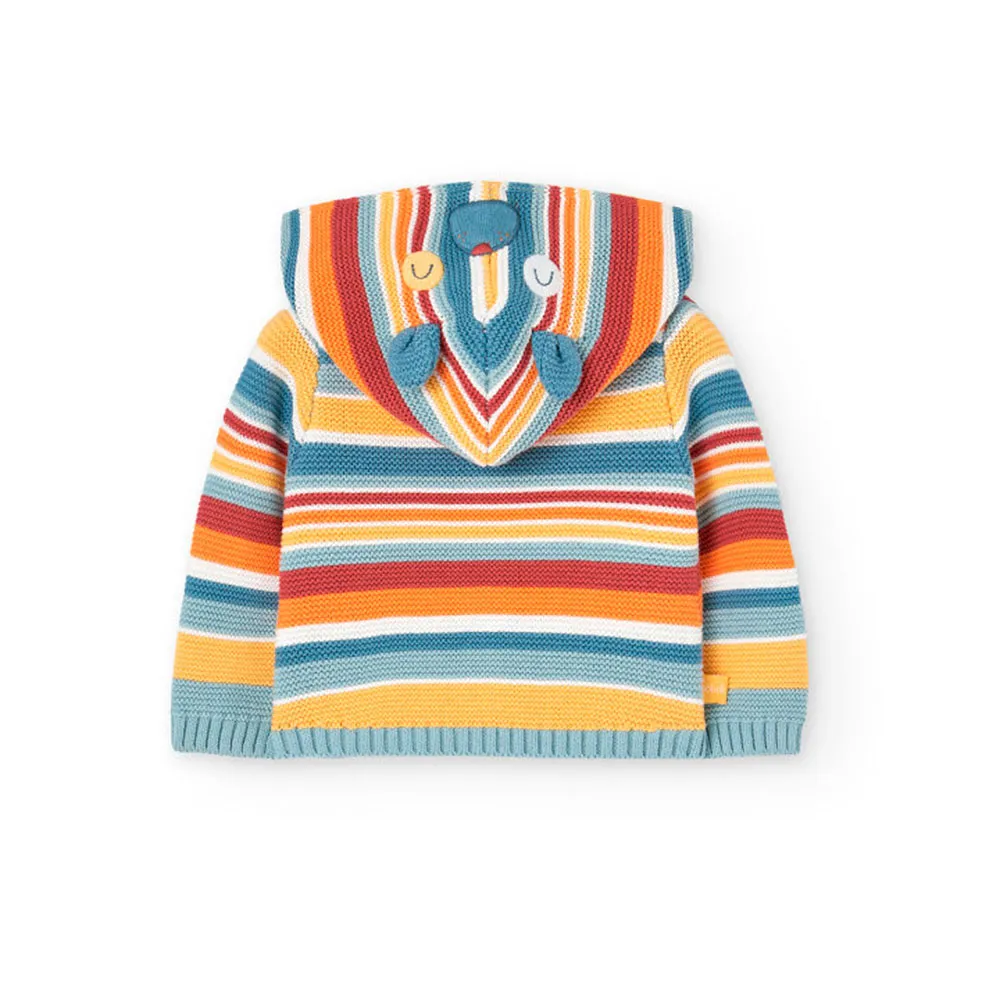 Boboli Knitwear Striped Jakke Boboli Knitwear Striped Jakke