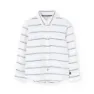 Boboli Linen Striped Skjorte Med Lange Ermer
