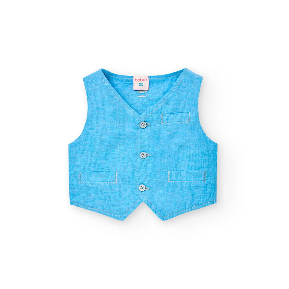Boboli Linen Vest Boboli Linen Vest