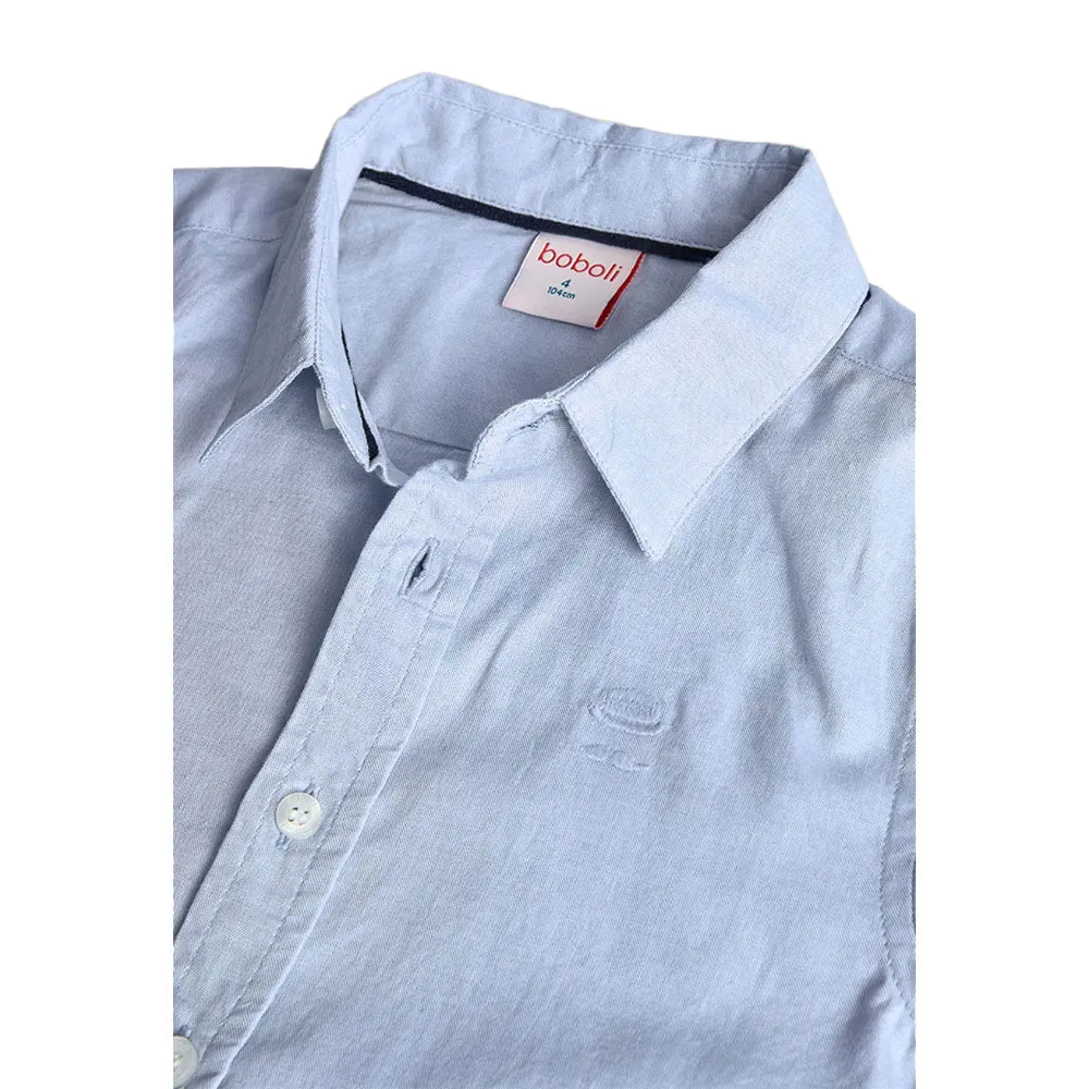 Boboli Oxford Skjorte Med Lange Ermer Boboli Oxford Skjorte Med Lange Ermer