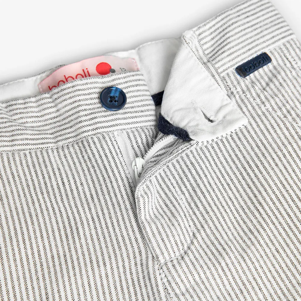 Boboli Oxford Striped Bukser Boboli Oxford Striped Bukser