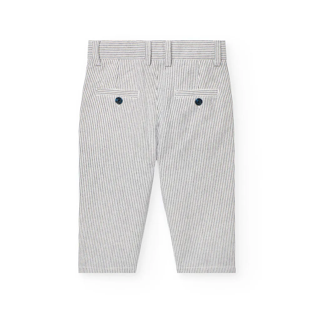 Boboli Oxford Striped Bukser Boboli Oxford Striped Bukser
