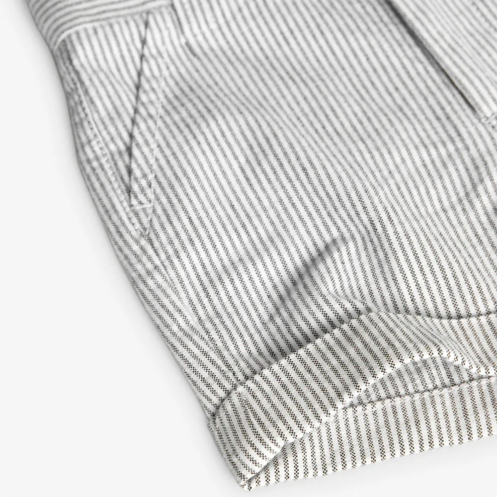 Boboli Oxford Striped Shorts Boboli Oxford Striped Shorts