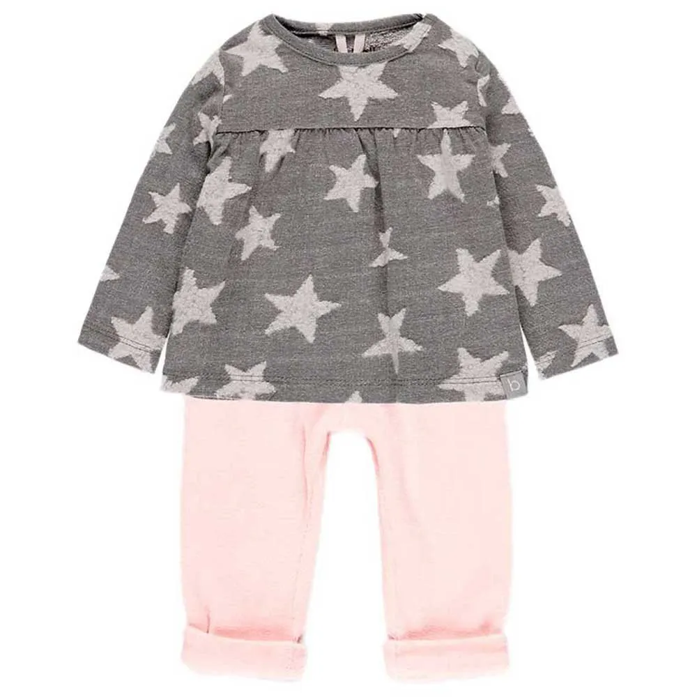 Boboli Pack Knit Combined Langarmet Sett, Pink, 0MON Boboli Pack Knit Combined Langarmet Sett, Pink, 0MON