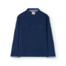 Boboli Pique Langermet Poloskjorte, Marine 1, 7Y