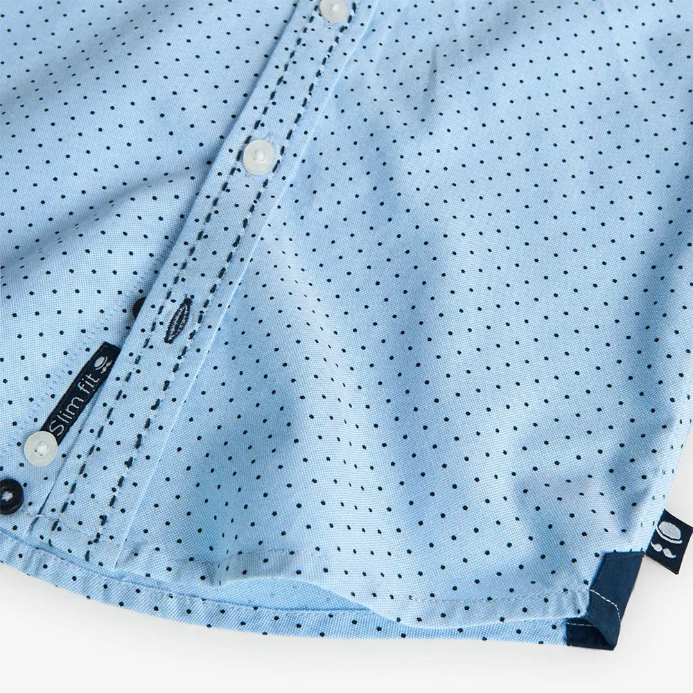 Boboli Polka Dot Skjorte Med Lange Ermer Boboli Polka Dot Skjorte Med Lange Ermer