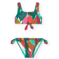 Boboli Polyamide Leaves Bikini