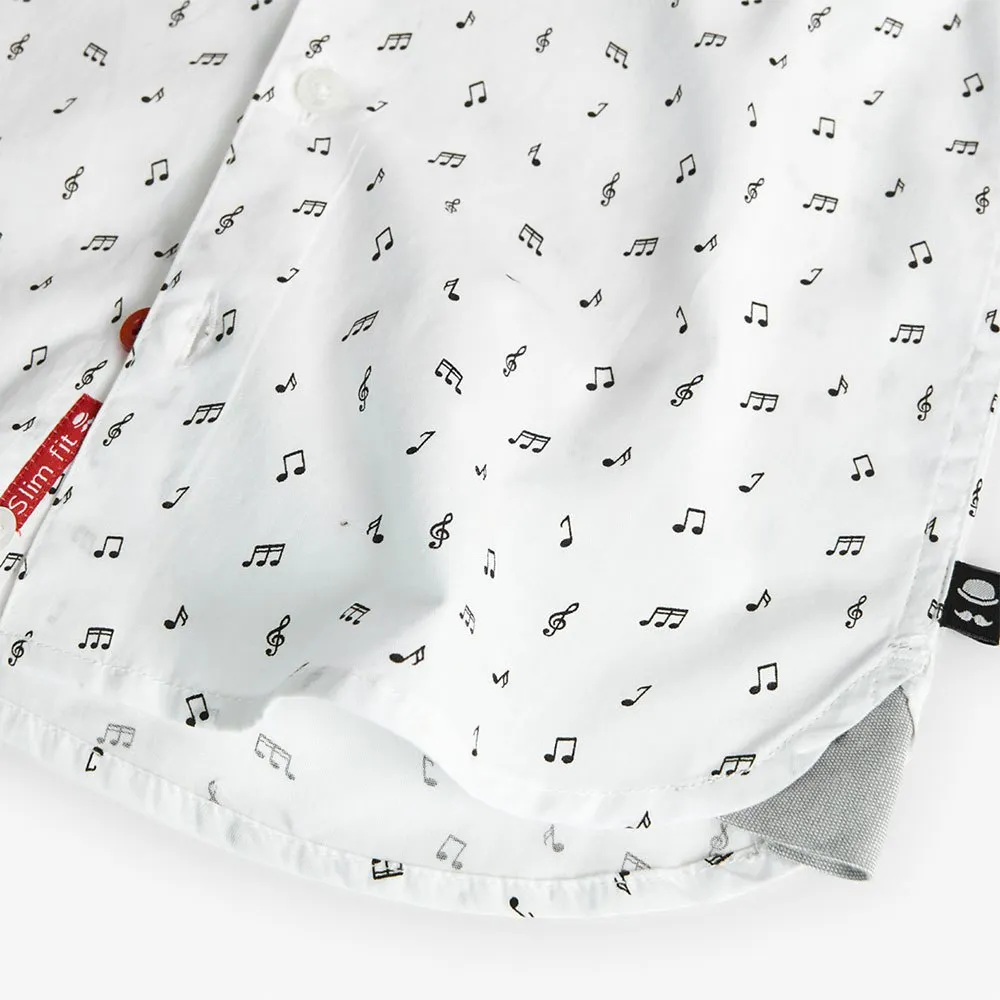 Boboli Poplin Printed Skjorte Med Lange Ermer Boboli Poplin Printed Skjorte Med Lange Ermer
