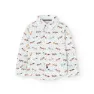 Boboli Poplin Skjorte Med Lange Ermer