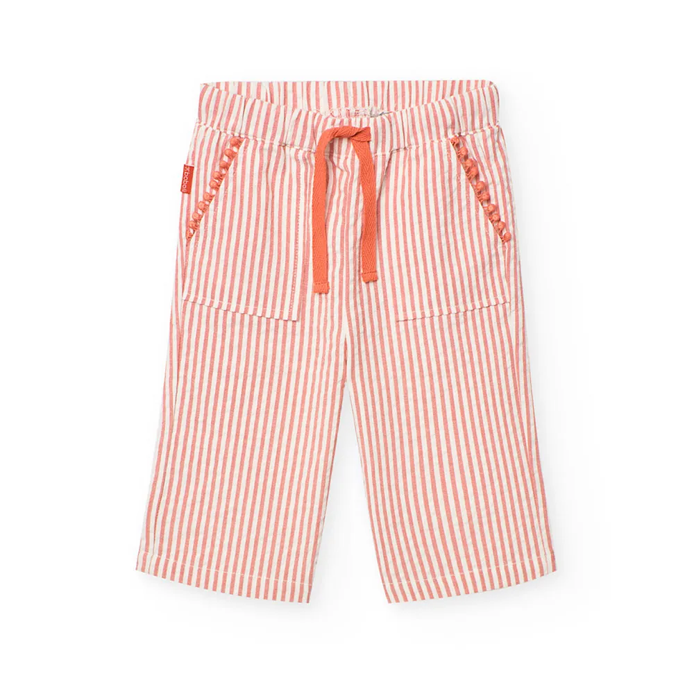 Boboli Poplin Striped Bukser Boboli Poplin Striped Bukser