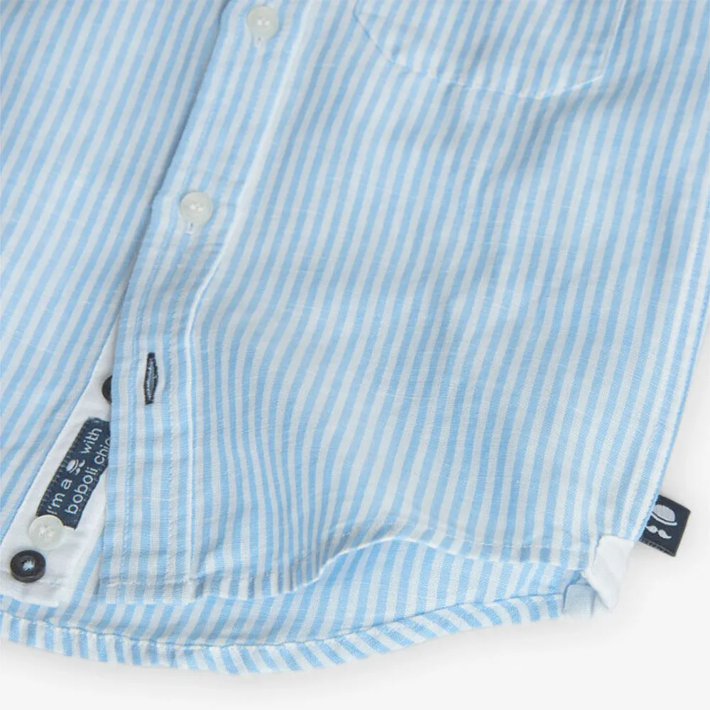 Boboli Poplin Striped Skjorte Med Lange Ermer Boboli Poplin Striped Skjorte Med Lange Ermer