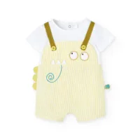 Boboli Poplin Striped Sparkedress