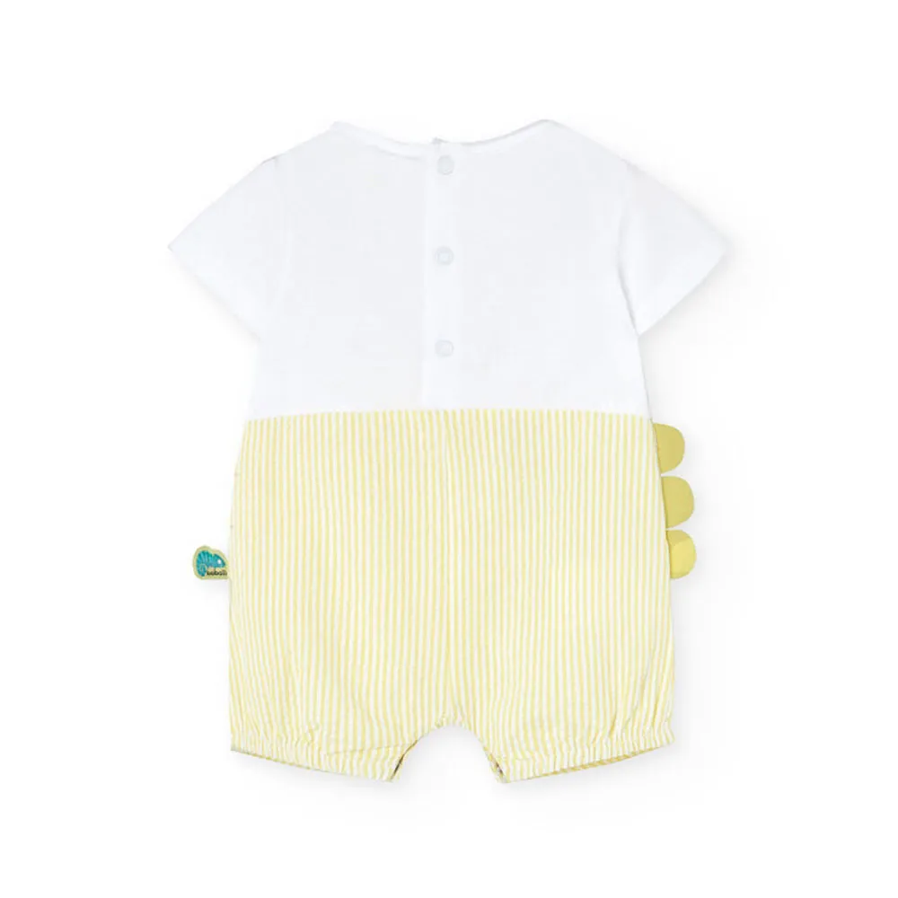 Boboli Poplin Striped Sparkedress