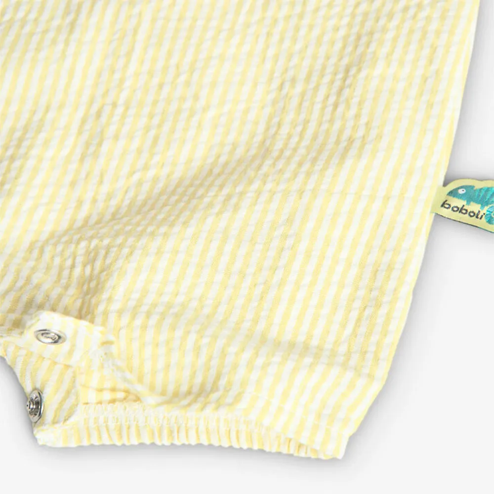 Boboli Poplin Striped Sparkedress