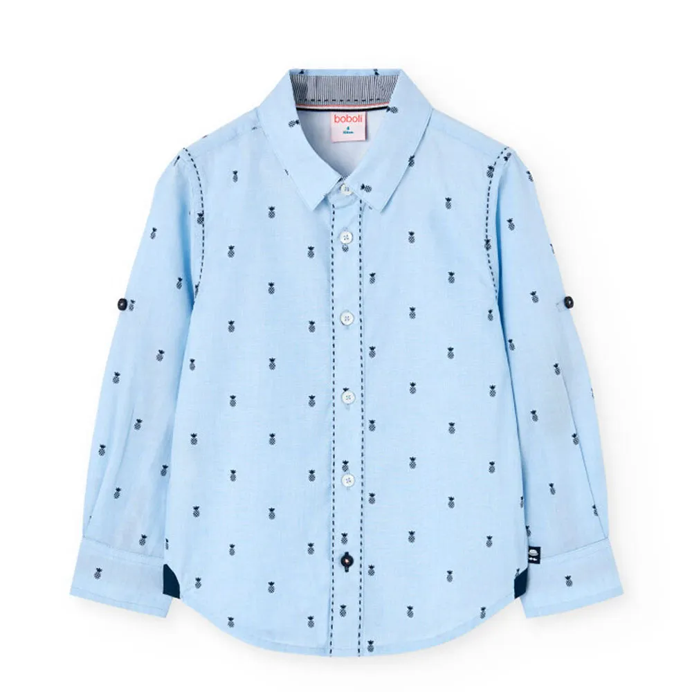 Boboli Printed Skjorte Med Lange Ermer Boboli Printed Skjorte Med Lange Ermer