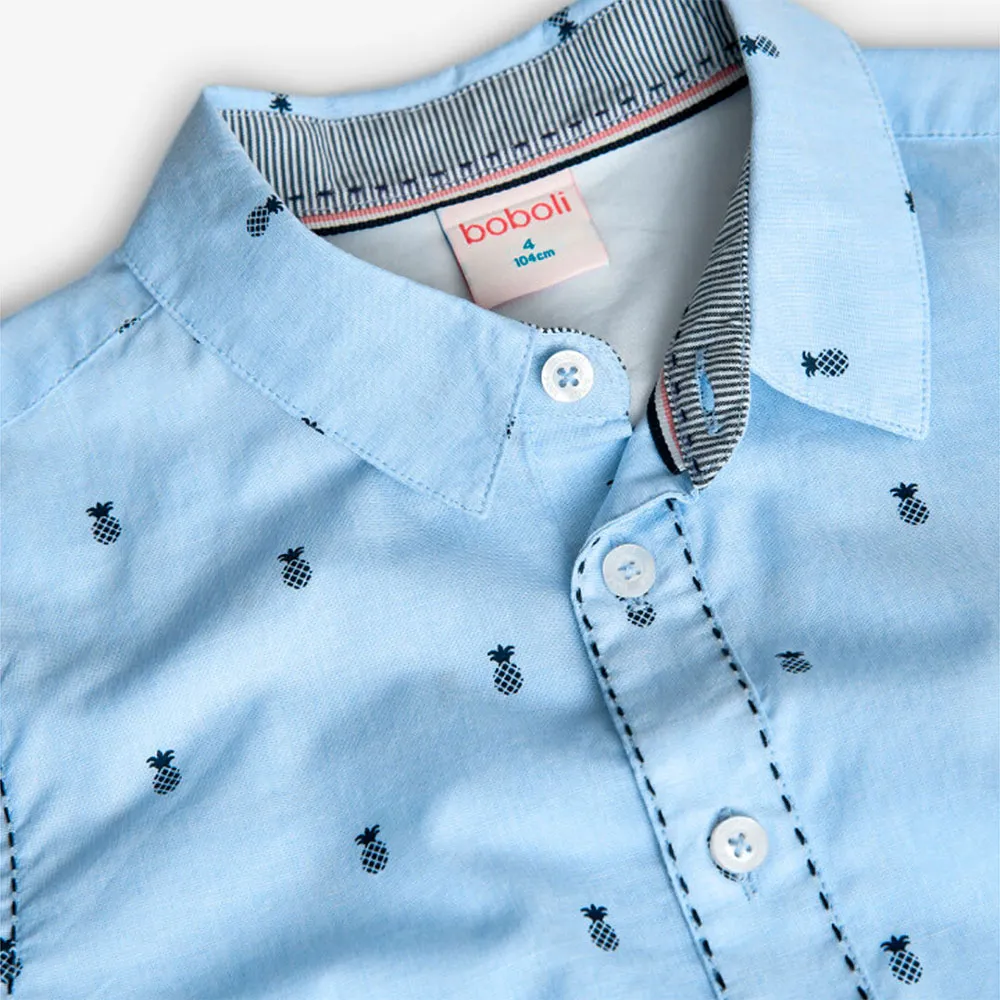 Boboli Printed Skjorte Med Lange Ermer Boboli Printed Skjorte Med Lange Ermer