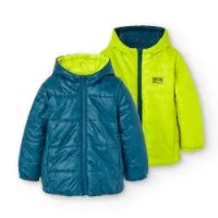 Boboli Reversible Technical Fabric Jakke Boboli Reversible Technical Fabric Jakke