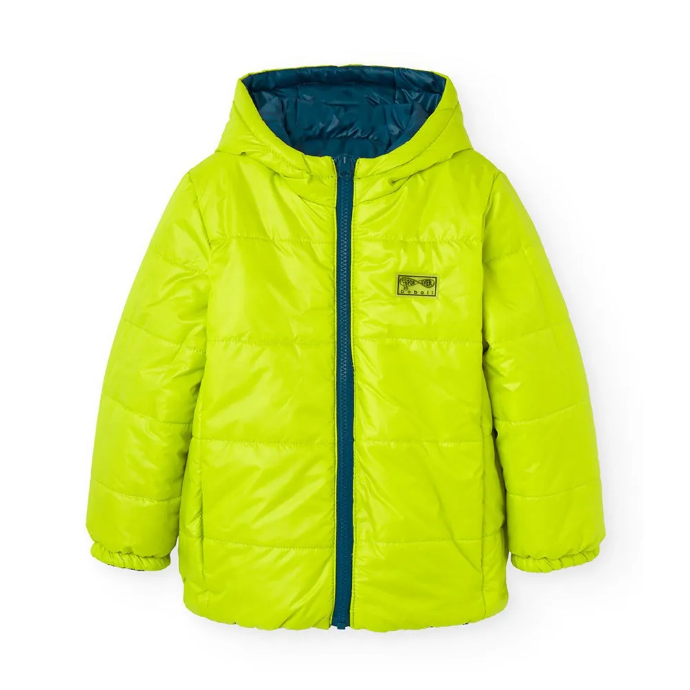 Boboli Reversible Technical Fabric Jakke