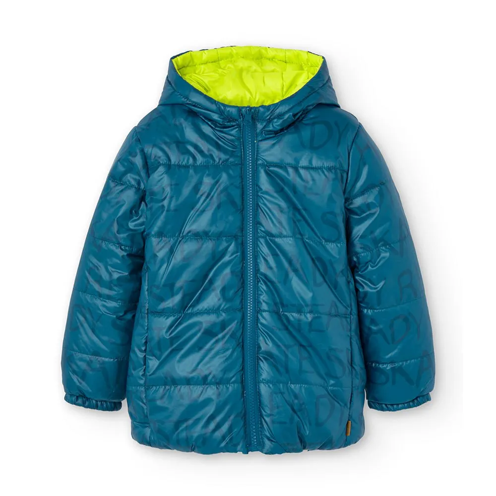 Boboli Reversible Technical Fabric Jakke