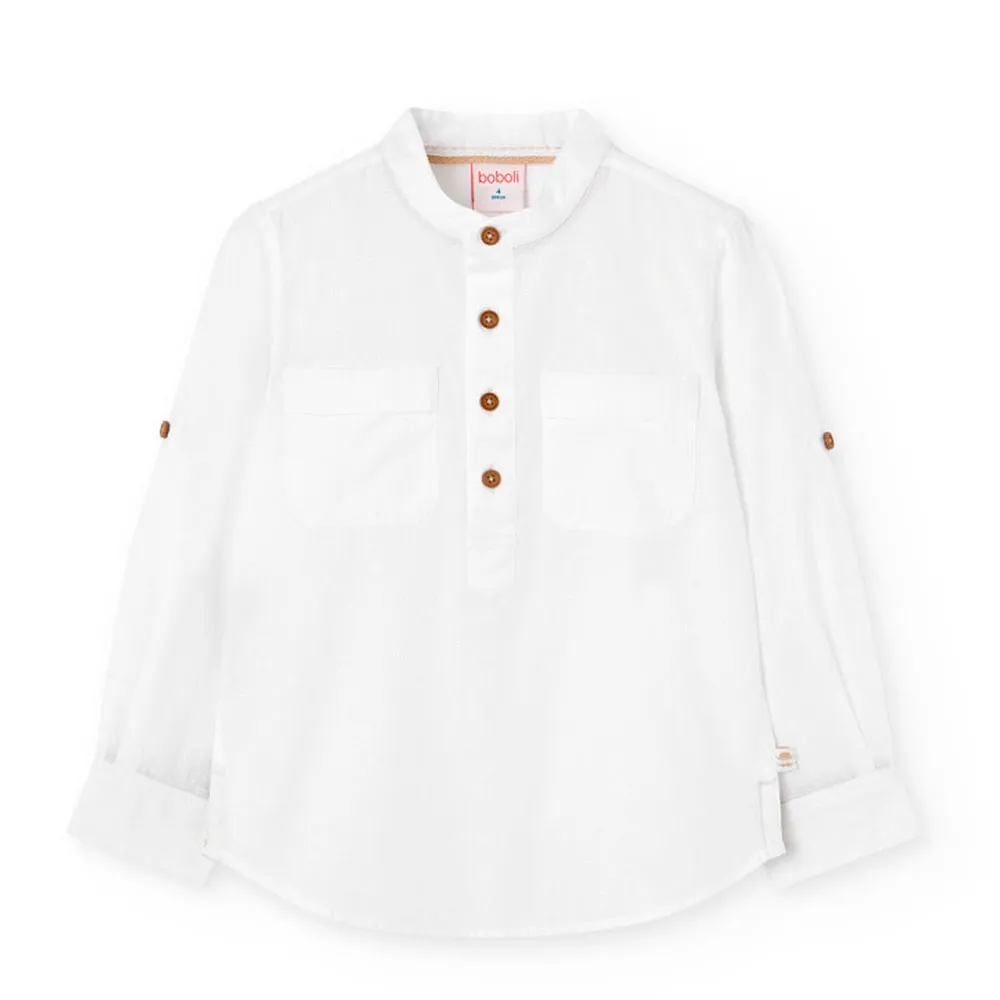 Boboli Shirt Skjorte Med Lange Ermer Boboli Shirt Skjorte Med Lange Ermer