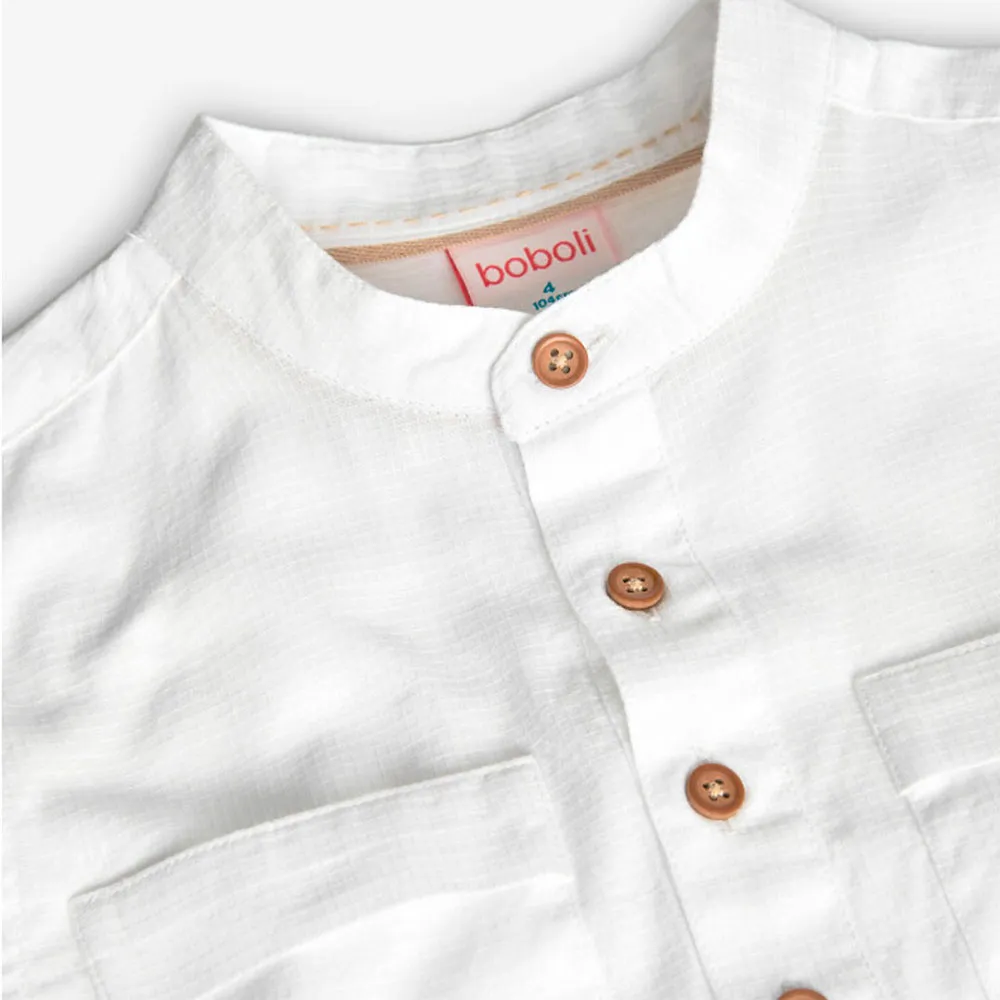 Boboli Shirt Skjorte Med Lange Ermer Boboli Shirt Skjorte Med Lange Ermer