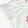 Boboli Stretch Knit Kortarmet T-skjorte