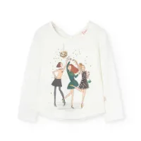 Boboli Stretch Knit Langarmet T-skjorte