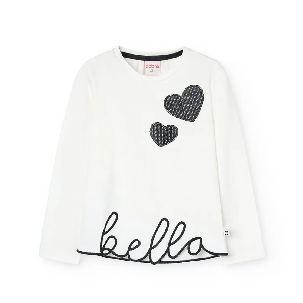 Boboli Stretch Knit Langarmet T-skjorte Boboli Stretch Knit Langarmet T-skjorte