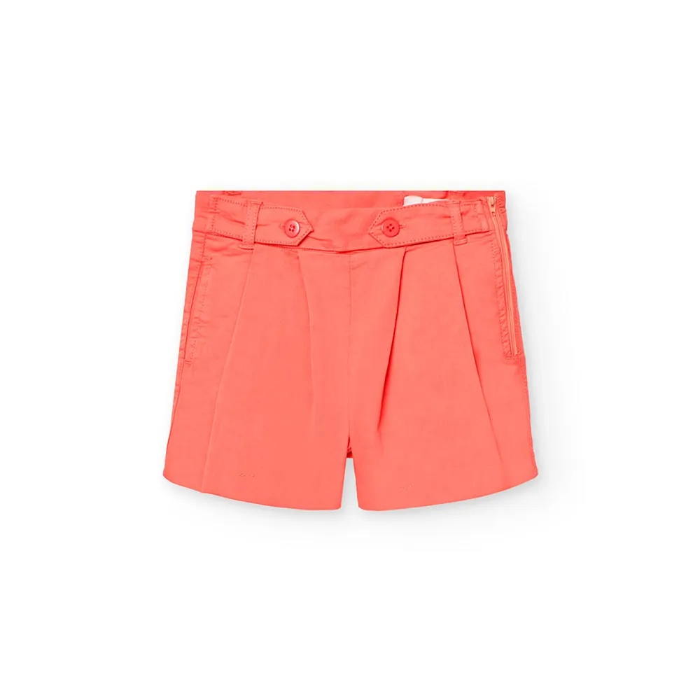 Boboli Stretch Satin Shorts Boboli Stretch Satin Shorts
