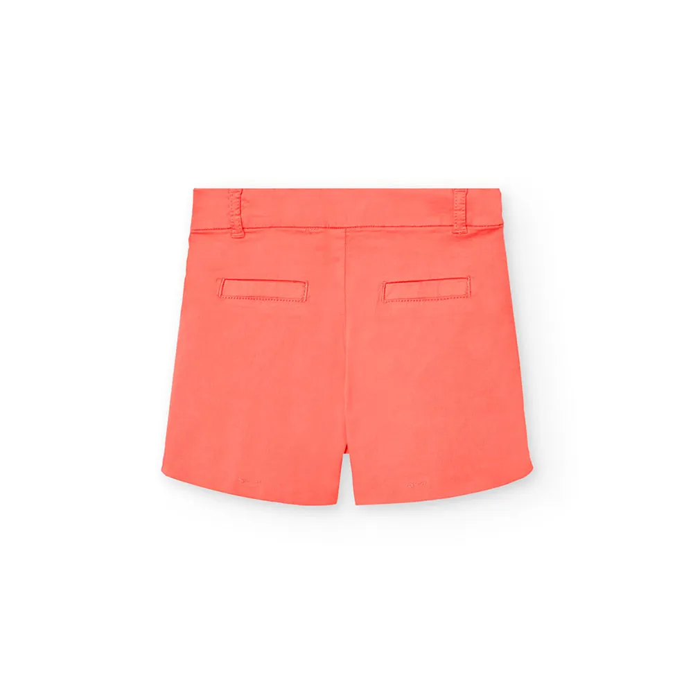 Boboli Stretch Satin Shorts Boboli Stretch Satin Shorts
