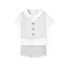 Boboli Striped Kortskjorte Sett