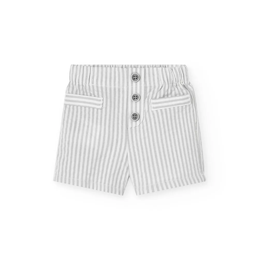 Boboli Striped Kortskjorte Sett Boboli Striped Kortskjorte Sett