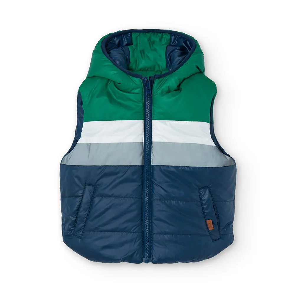 Boboli Technical Fabric Vest Boboli Technical Fabric Vest