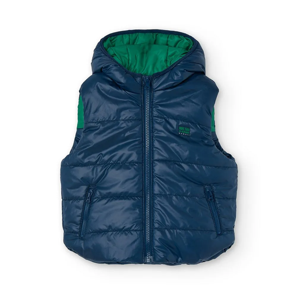 Boboli Technical Fabric Vest Boboli Technical Fabric Vest