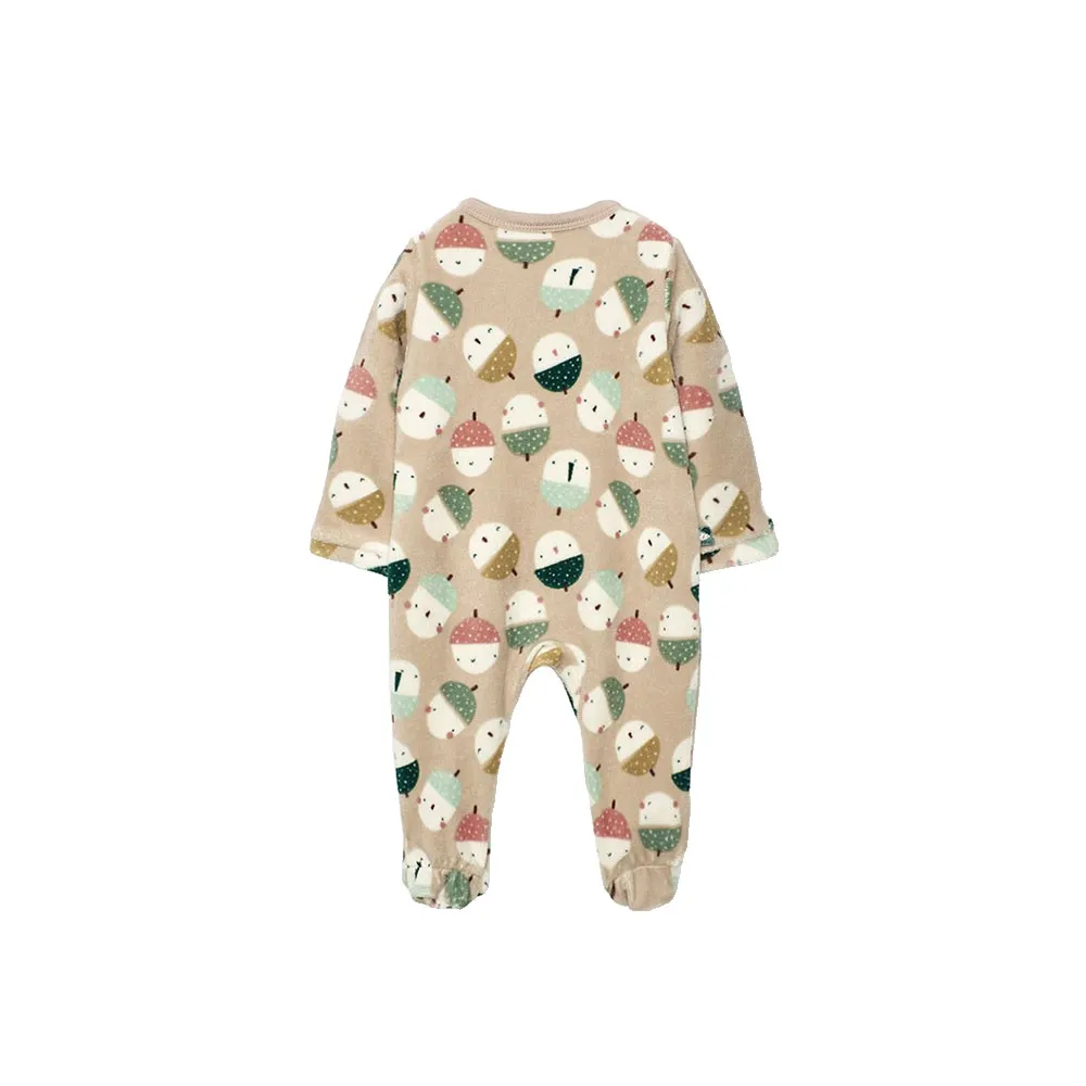 Boboli Velour Printed Sparkedress Boboli Velour Printed Sparkedress