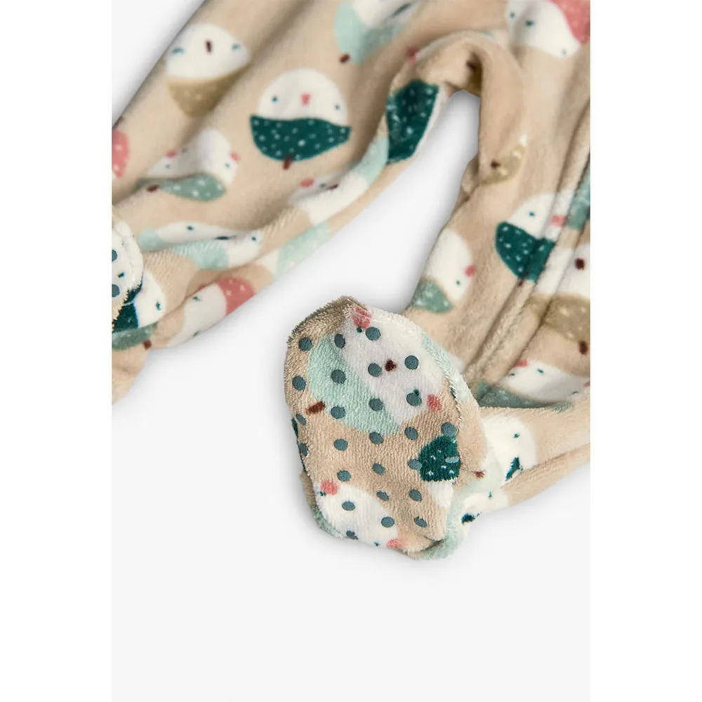 Boboli Velour Printed Sparkedress Boboli Velour Printed Sparkedress
