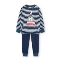 Boboli Velour Pyjamas Med Lange Ermer Boboli Velour Pyjamas Med Lange Ermer