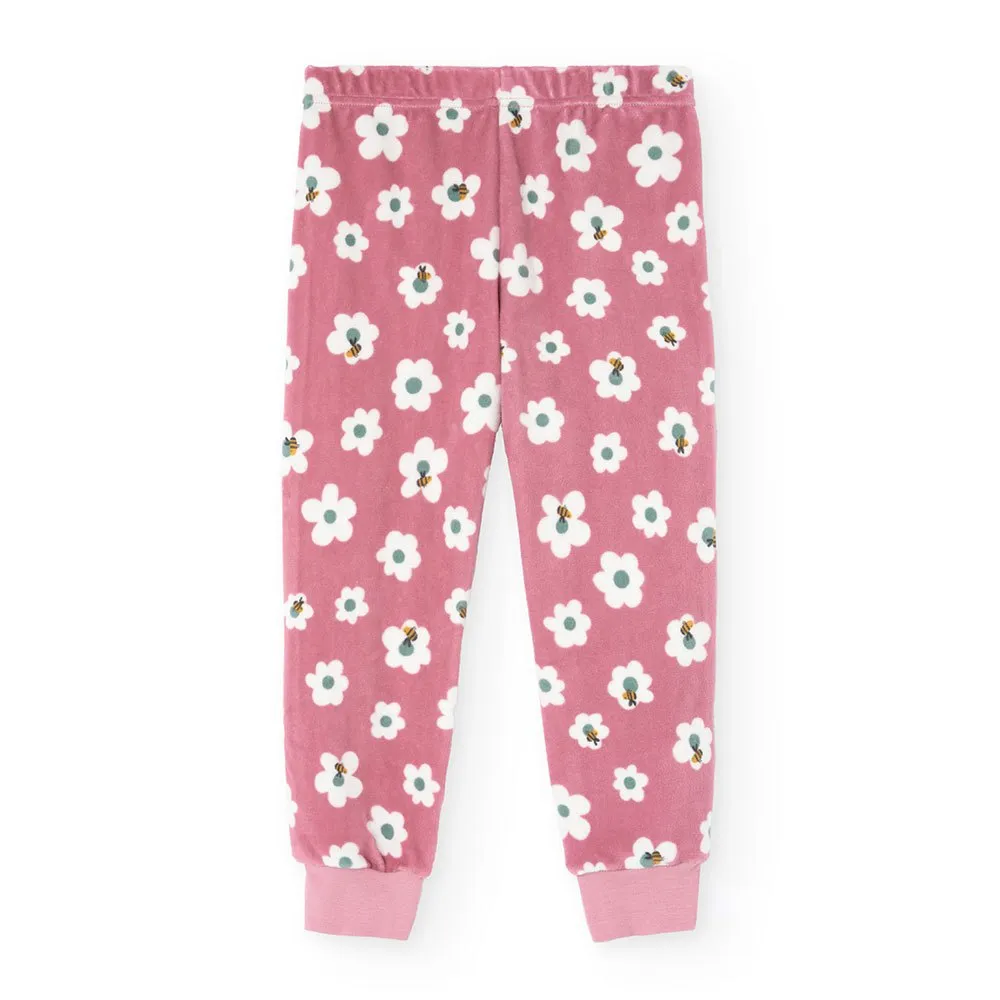 Boboli Velour Pyjamas Med Lange Ermer Boboli Velour Pyjamas Med Lange Ermer
