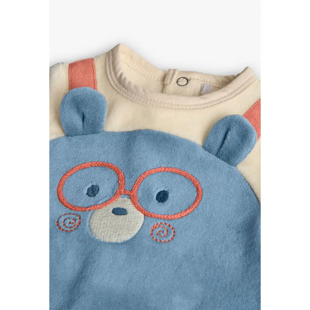 Boboli Velour Sparkedress Boboli Velour Sparkedress
