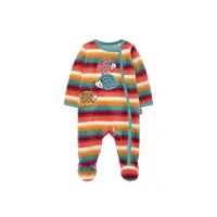 Boboli Velour Striped Sparkedress