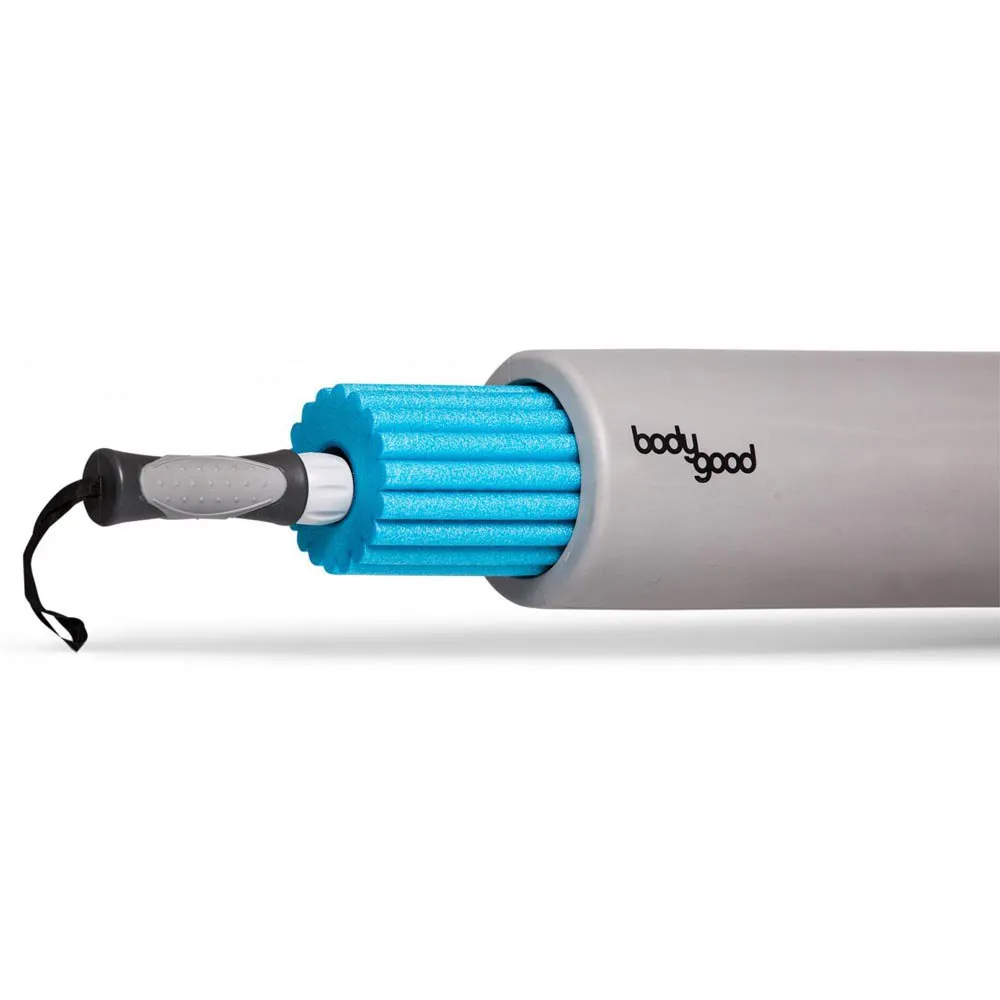 Bodygood 3-i-1 Massasjerulle, Green / blue, One Size