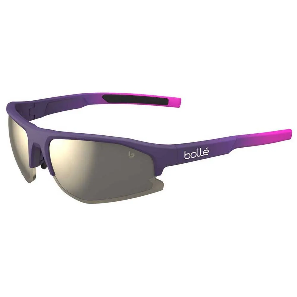 Bollé Bolt 2.0 S Solbriller unisex, Burgundy pink matte, TNS Gold/CAT3