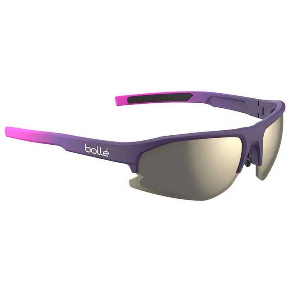 Bollé Bolt 2.0 S Solbriller unisex, Burgundy pink matte, TNS Gold/CAT3