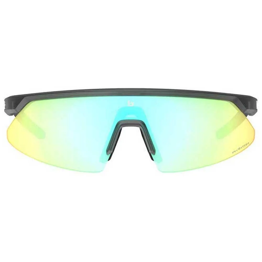 Bollé Micro Edge Foto Kromatiske Solbriller, Black frost, Phantom Clear Green Photochromic/CAT1-3