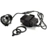 Bonin Jy Round Frontlys, Black, 500 Lysstyrker