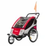 Bonin Ncab Dlx Sykkelvogn, Red / grey / black, Max 40kg